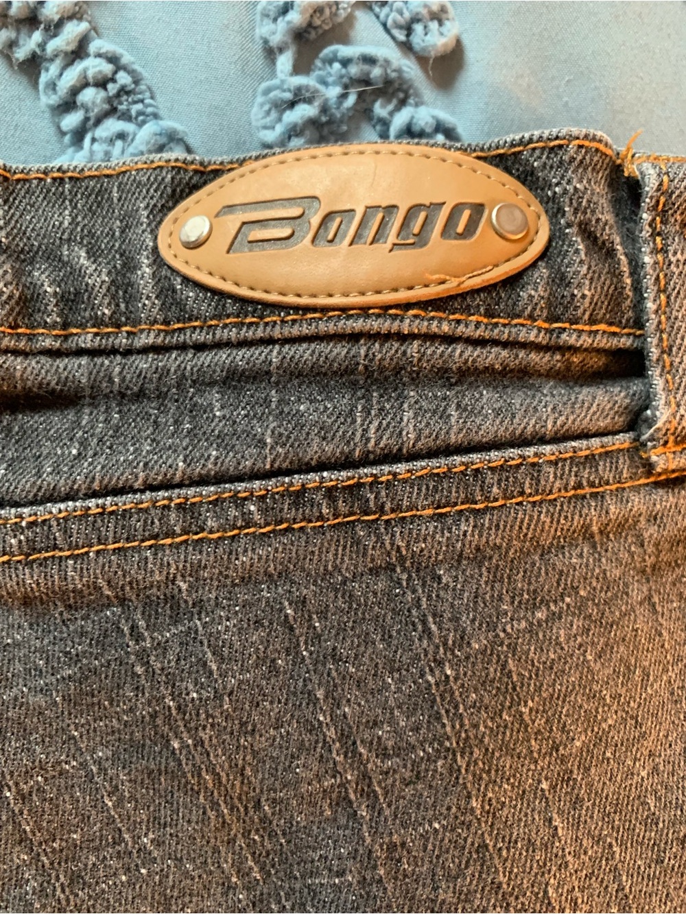 Vintage Y2K BONGO Women's Charcoal Gray Flare Jeans with Low-to-Mid Rise Waist